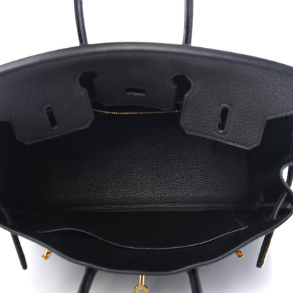 Hermes Togo Birkin 25 Black 4 of 10