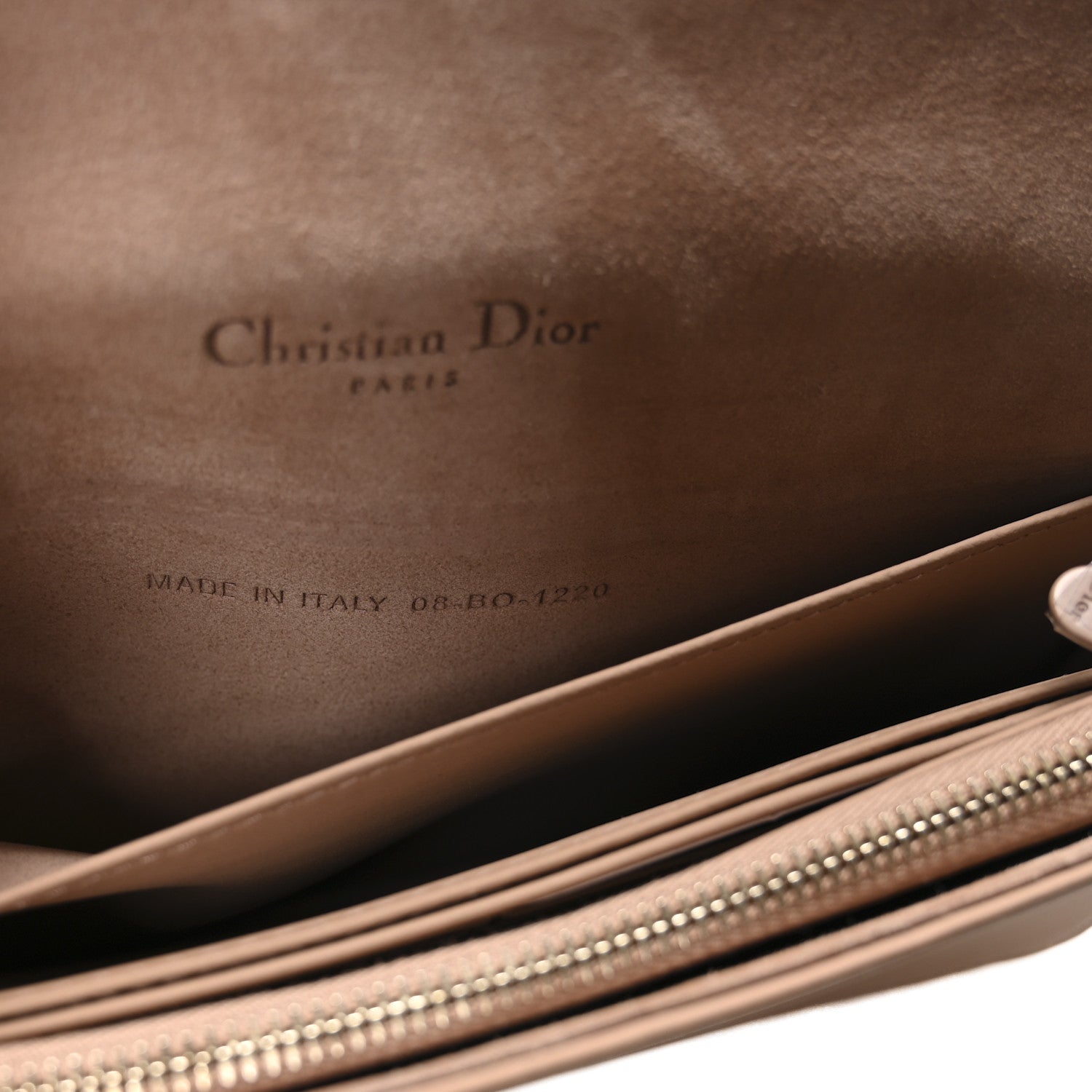 Christian Dior Ultra Matte Calfskin Cannage Lady Dior Clutch Fard 8 of 12