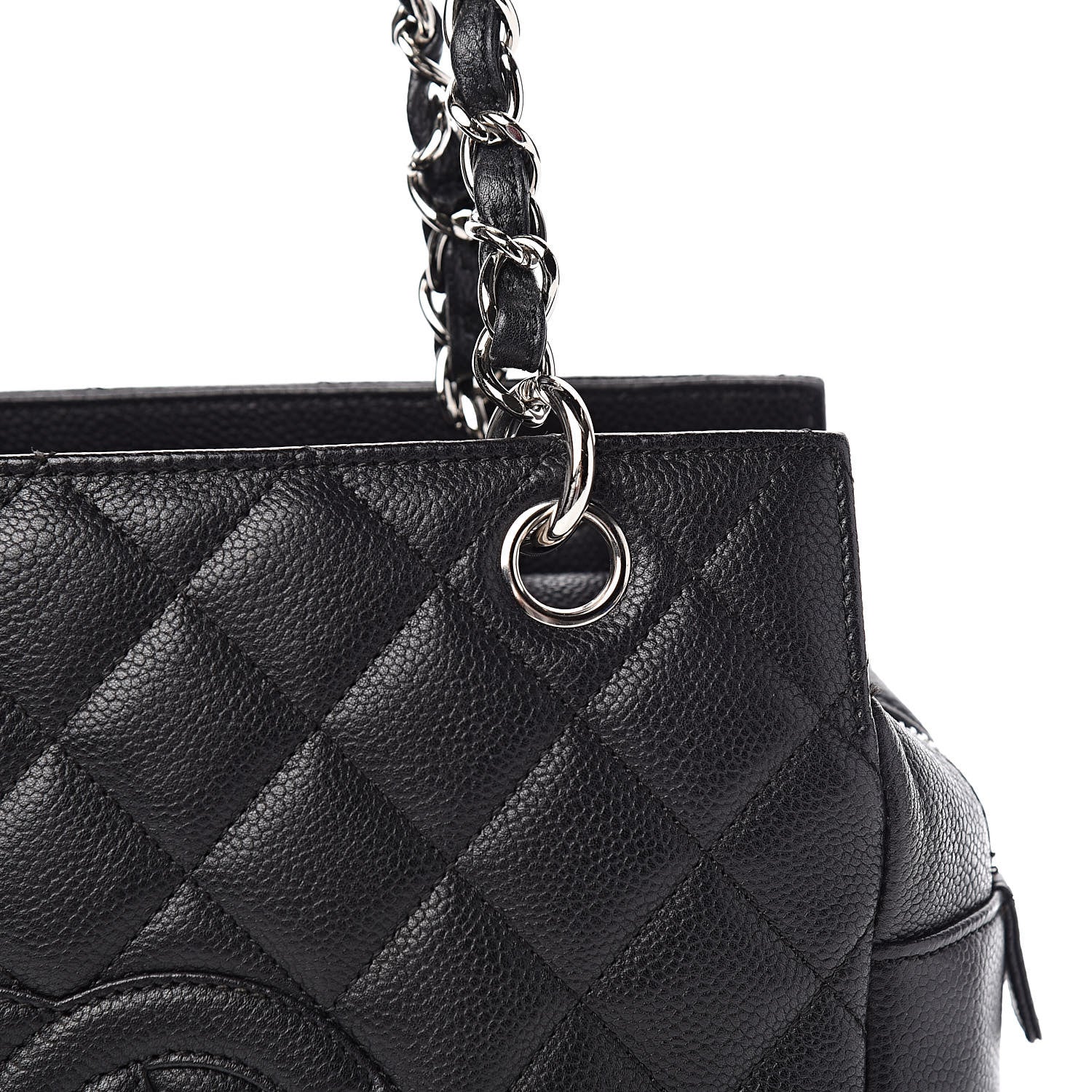 Chanel Caviar Quilted Petit Timeless Tote PTT Black 10 of 13