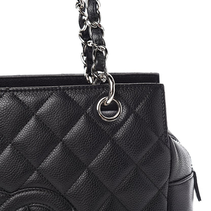 Chanel Caviar Quilted Petit Timeless Tote PTT Black 10 of 13