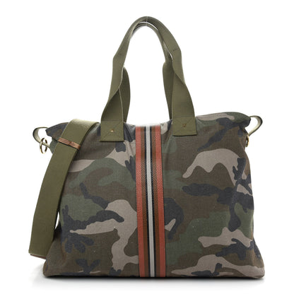 Valentino Garavani Canvas Calfskin Camouflage Tote Multicolor 1 of 8