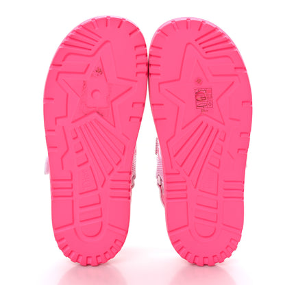 Christian Dior Technical Knit Jute Dioract 10mm Sandals 39 White Fuchsia 5 of 7