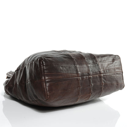 Miu Miu Nappa Leather Patchwork Shopping Tote Caffe 4 of 7