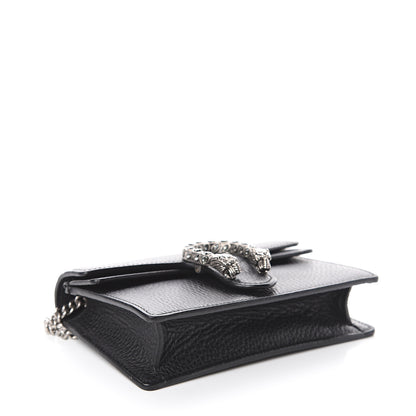 Gucci Calfskin Super Mini Dionysus Shoulder Bag Black 3 of 7