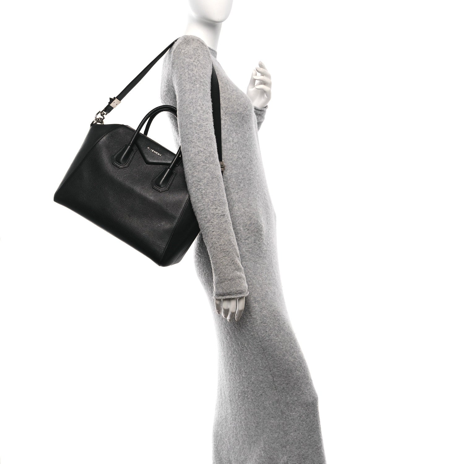 Givenchy Sugar Goatskin Medium Antigona Black 2 of 10