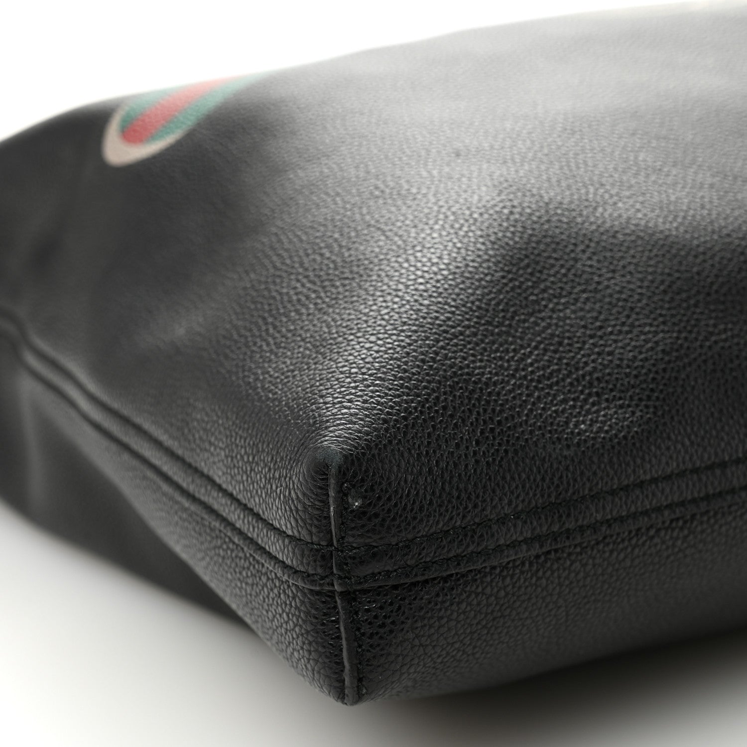 Gucci Calfskin Mens Logo Vertical Shopping Tote Black 9 of 12