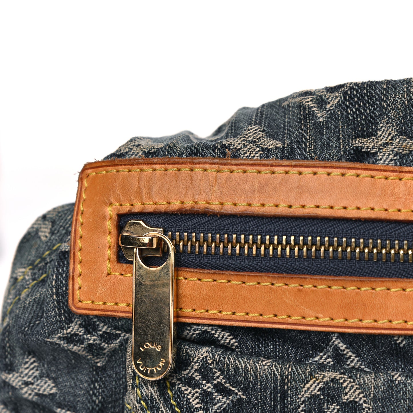 Monogram Denim Baggy PM Blue