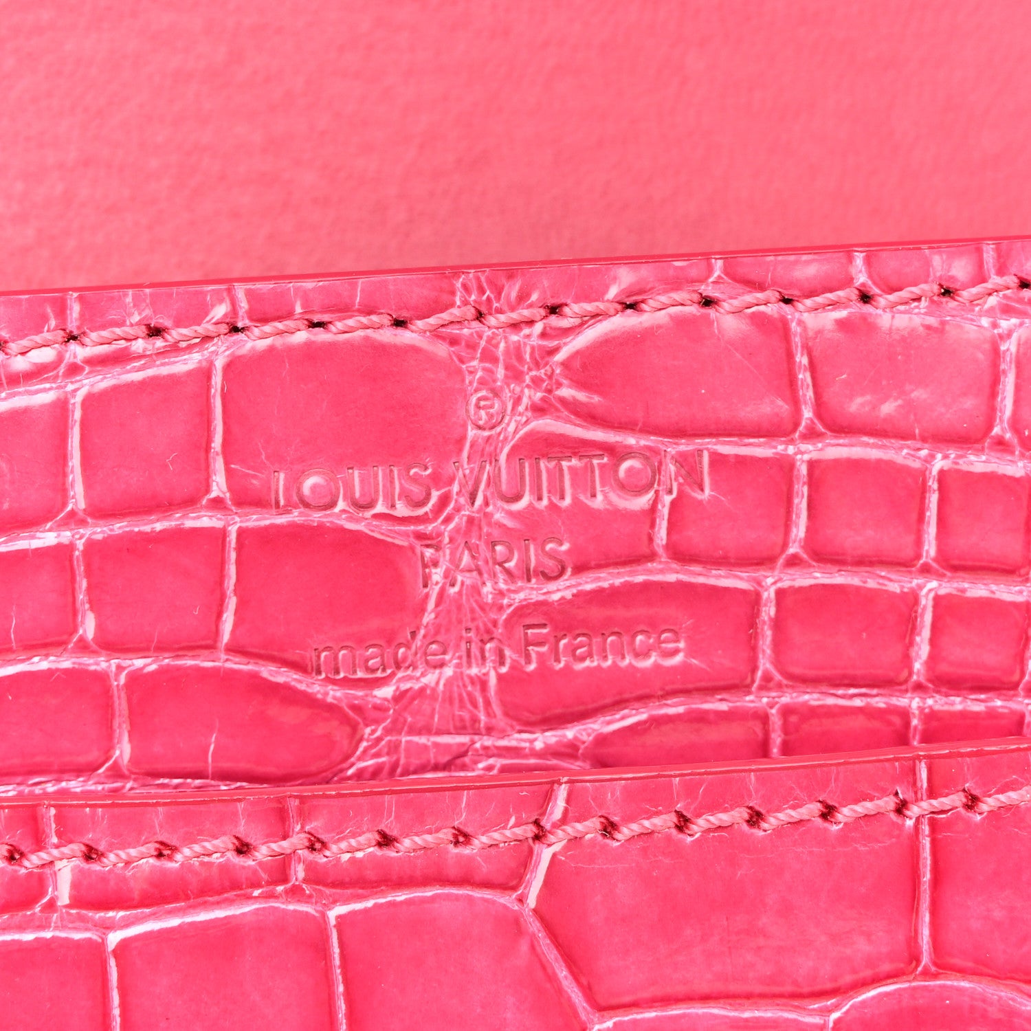 Louis Vuitton Alligator Chain Louise GM 6 of 12