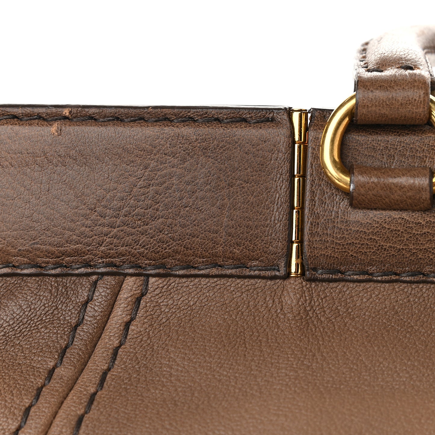 Cervo Antik Top Handle Tote Brown