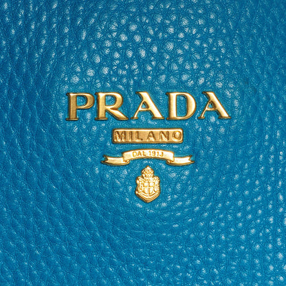 Prada Vitello Daino Hobo Turchese 6 of 11