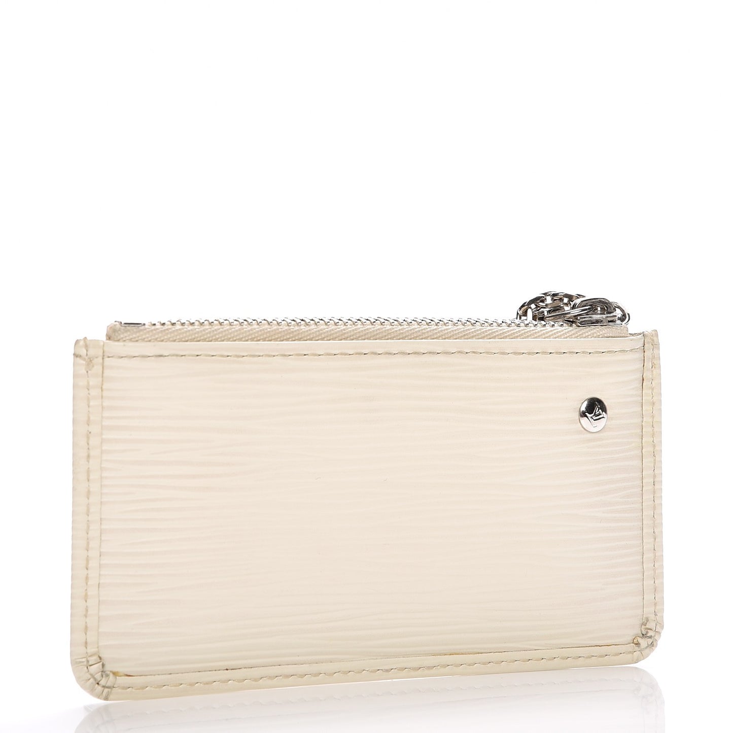 Epi Key Pouch Ivory