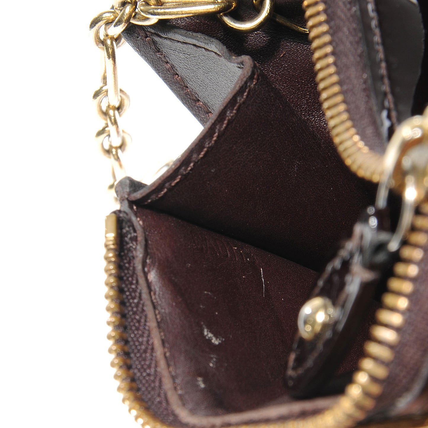 Vernis Key Pouch Amarante