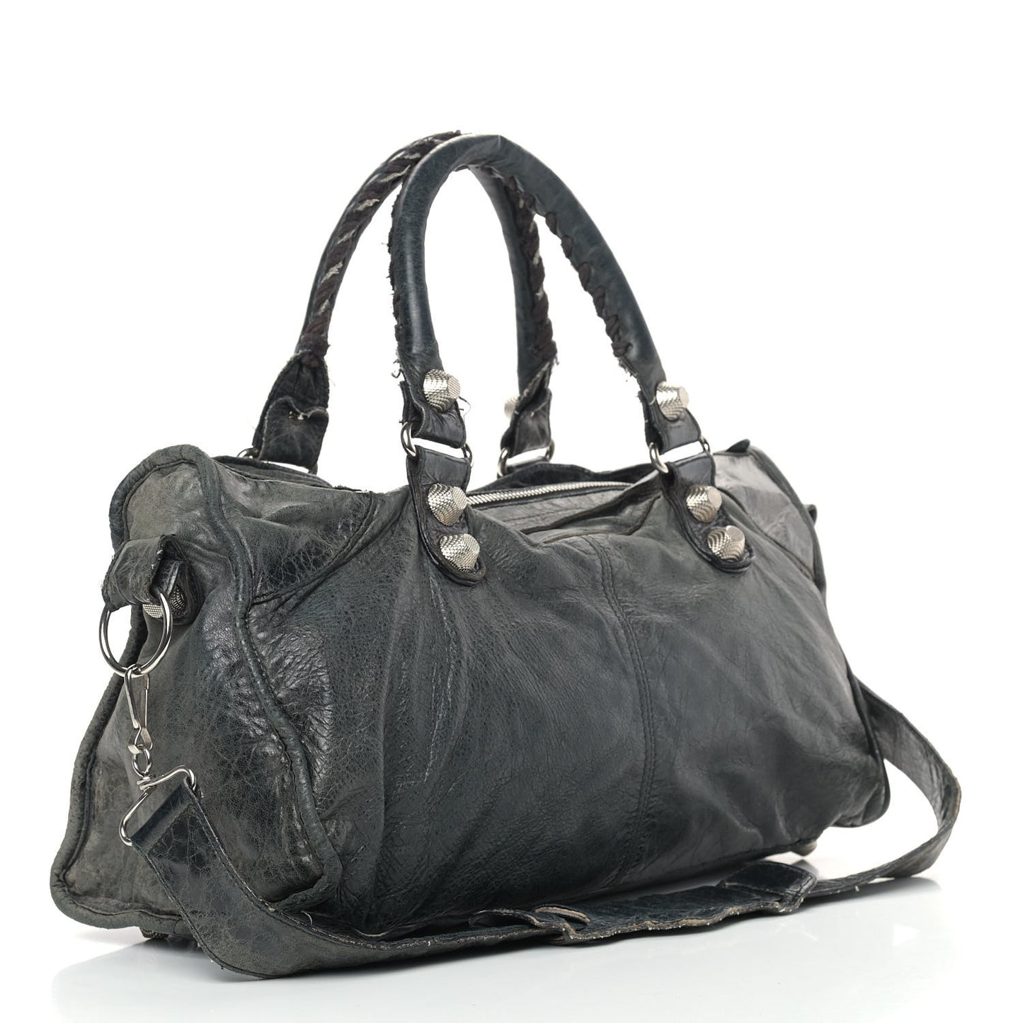 Agneau Giant 21 Silver Hardware Part Time Black