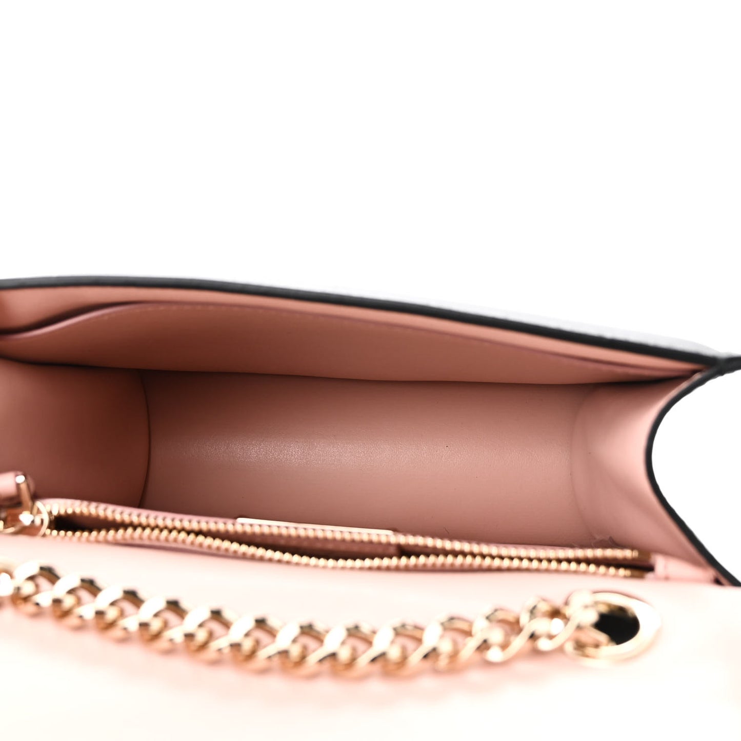 Smooth Calfskin Vara Bow Chain Flap Crossbody Blue