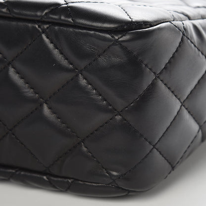 Chanel Lambskin Quilted Large Camera Case Black 6 of 9