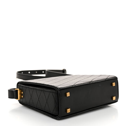 Saint Laurent Lambskin Quilted Mini Square Crossbody Black 4 of 10