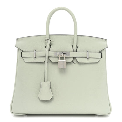Hermes Togo Birkin 25 Gris Neve 1 of 8