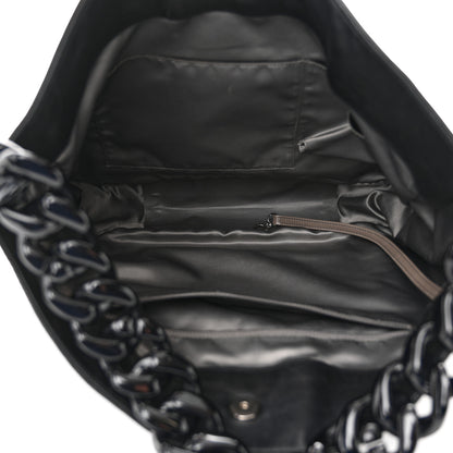 Chanel Calfskin Modern Chain Hobo Black 5 of 15