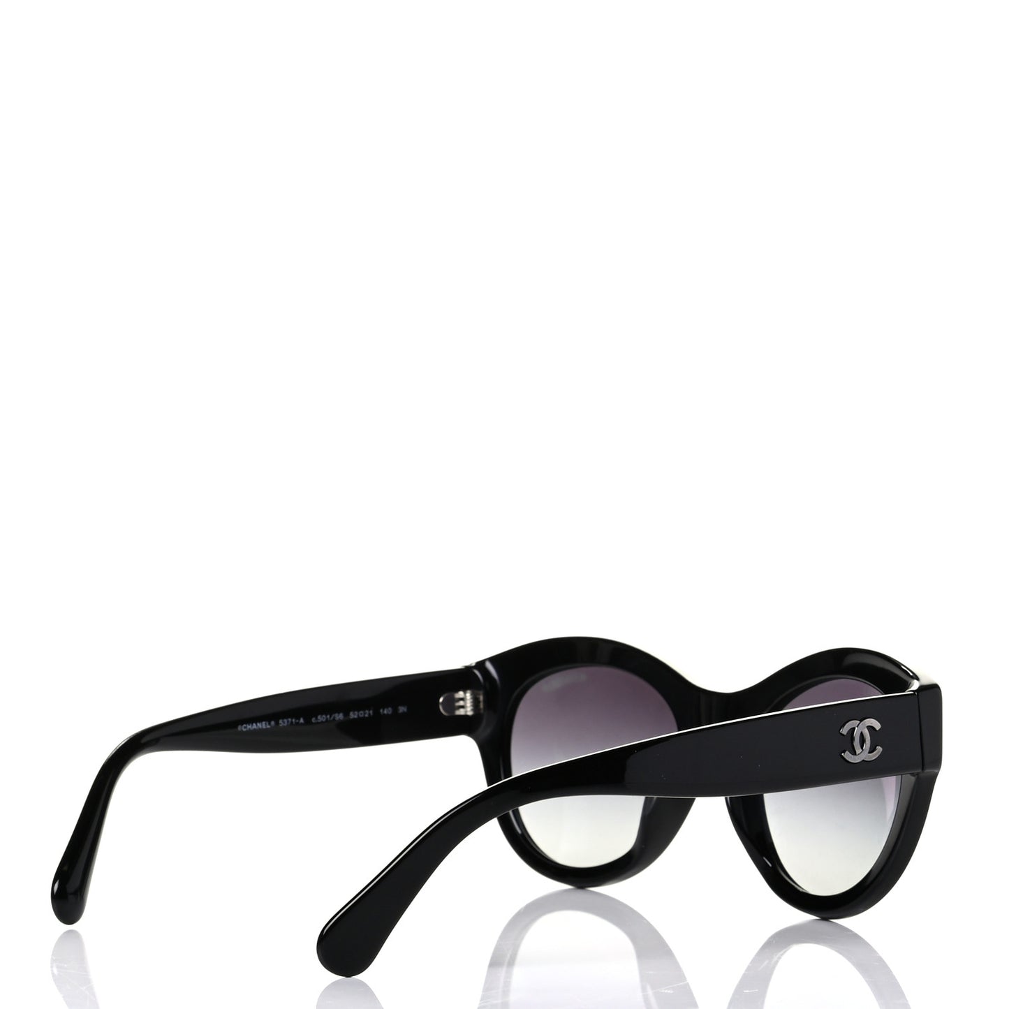 Acetate Butterfly Sunglasses 5371 Black