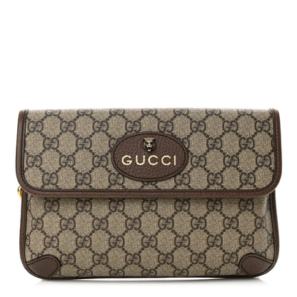 Gucci GG Supreme Monogram Neo Vintage Web Belt Bag Brown 1 of 14