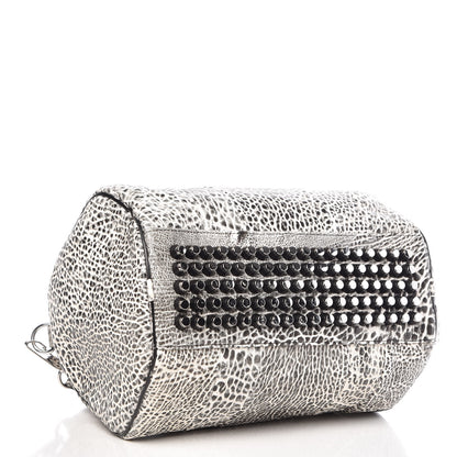 Alexander Wang Pebbled Lambskin Rocco Black White Rhodium Hardware 5 of 10