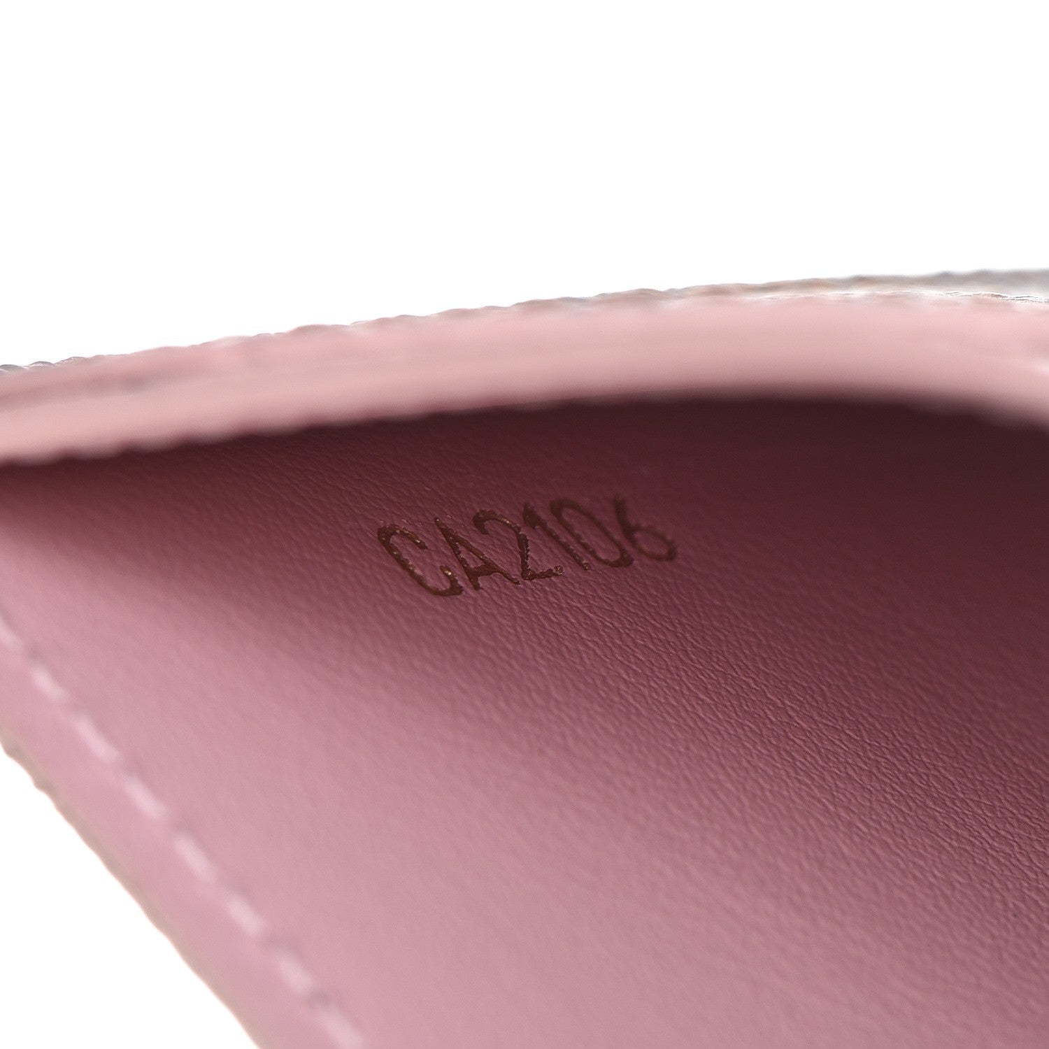 Louis Vuitton Damier Ebene Caissa Card Holder Rose Ballerine 7 of 8