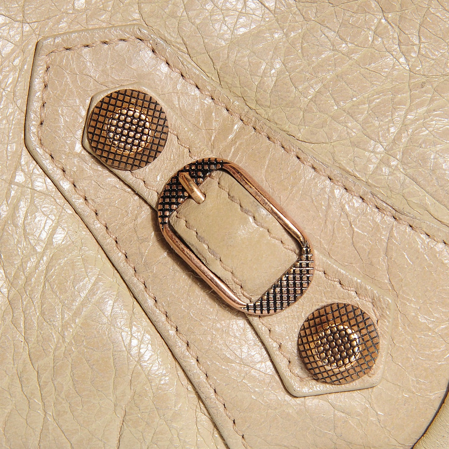 Agneau Giant 12 Rose Gold Hardware Town Praline