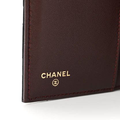Chanel Lambskin Quilted Large Flap Wallet Black 6 of 9