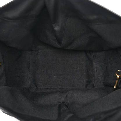 Loewe Calfskin Small Whipstitch Hammock Shoulder Bag Black 5 of 11