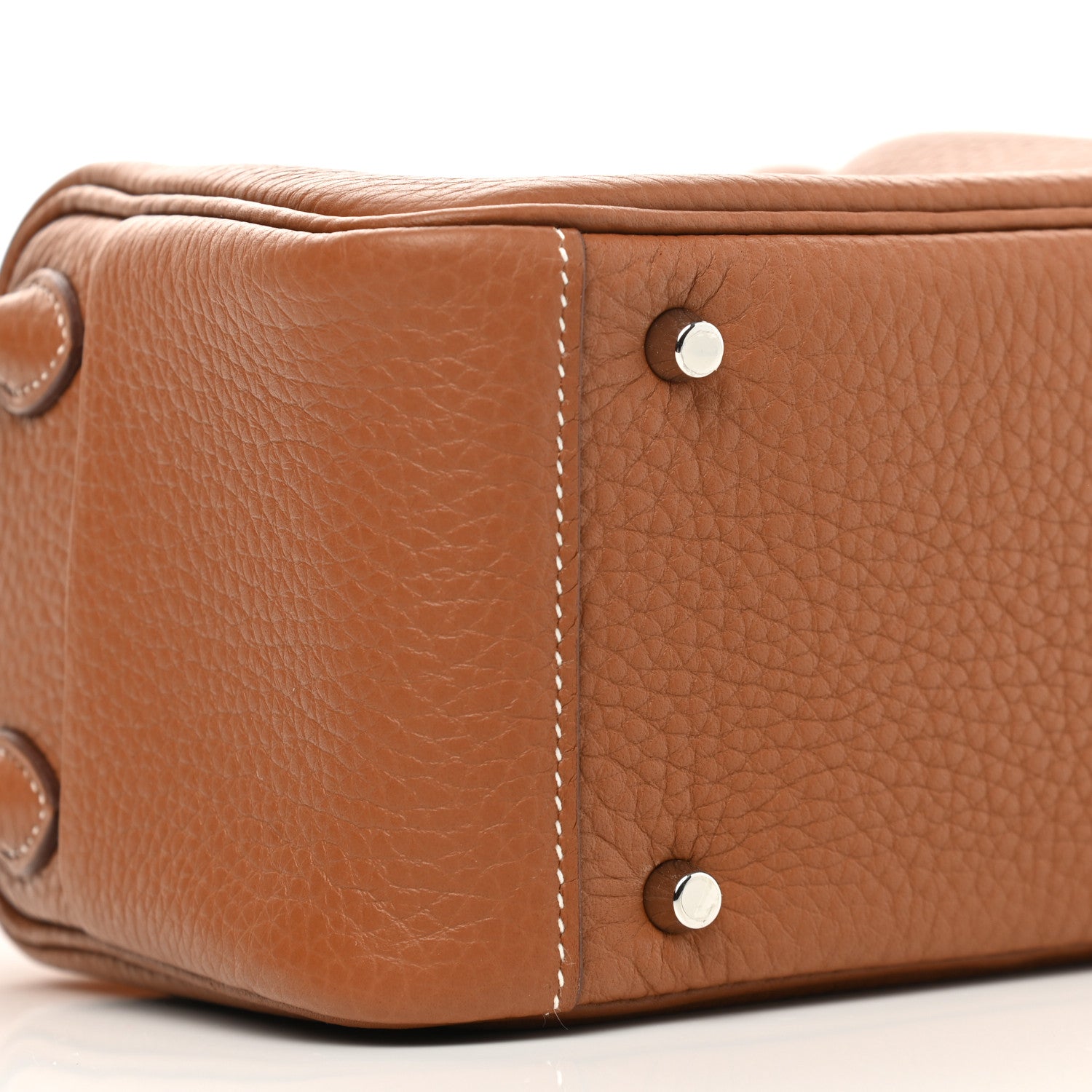 Hermes Taurillon Clemence Mini Lindy 20 Gold 9 of 11