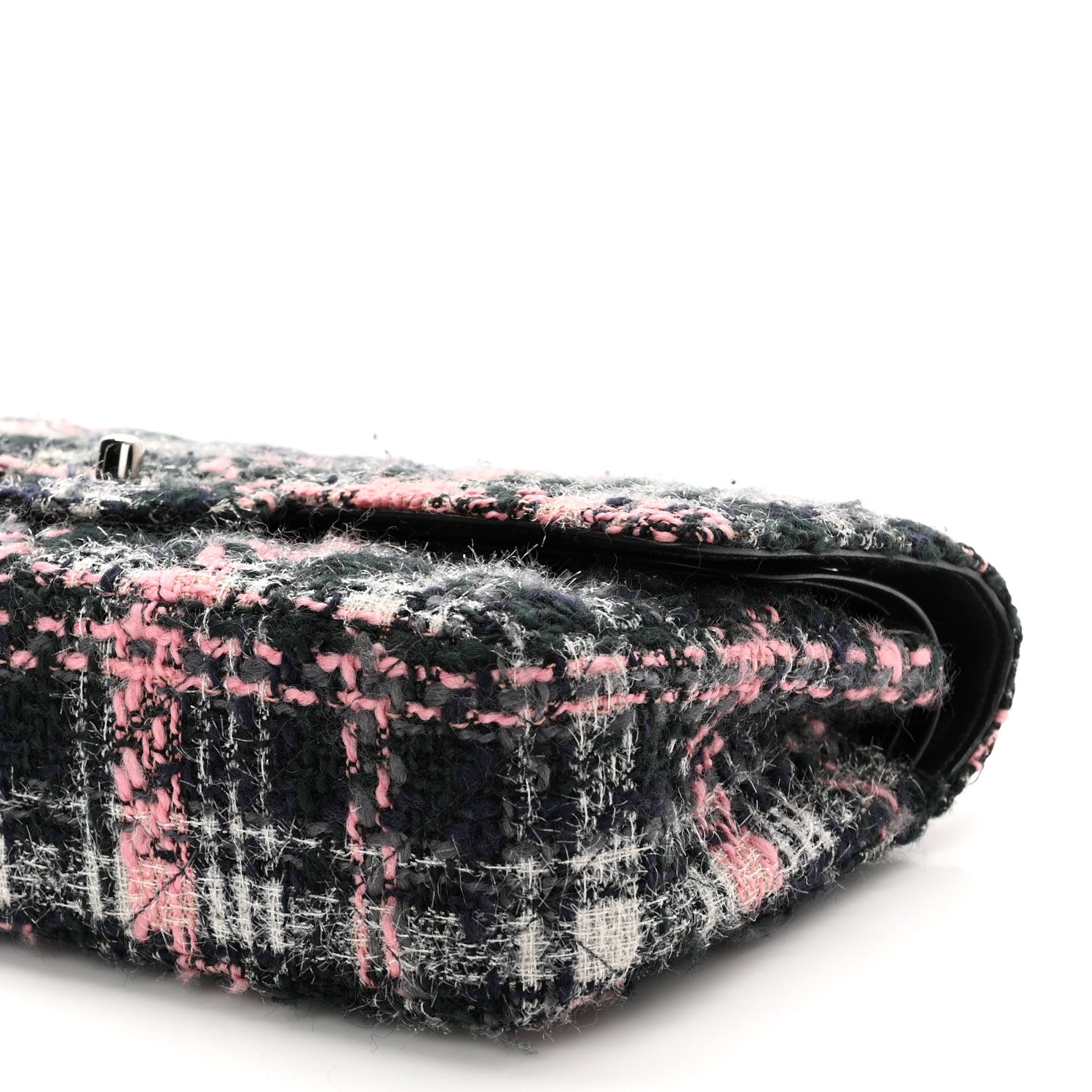 Chanel Tweed Quilted Medium Double Flap Multicolor 10 of 12