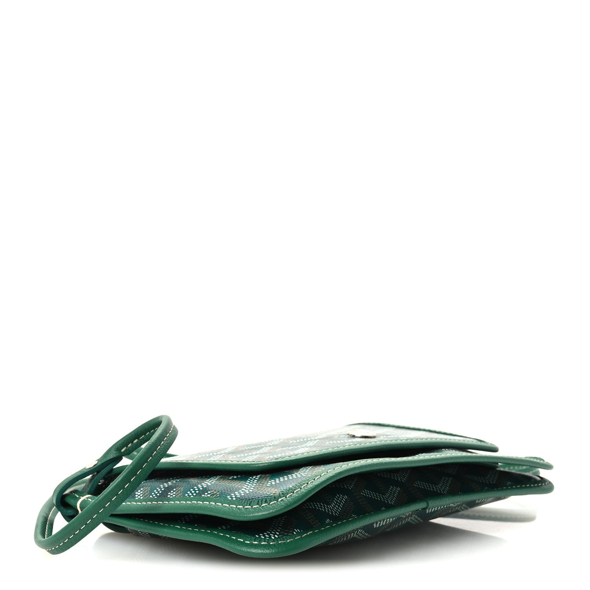 Goyardine Plumet Wallet Clutch Green