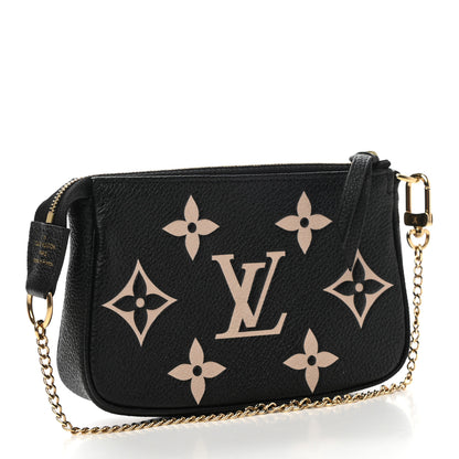 Louis Vuitton Empreinte Monogram Giant Mini Pochette Accessories Black 3 of 7