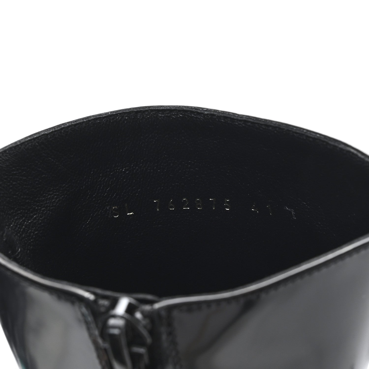 Saint Laurent Vitello Marilyn Betty 70 Ankle Zip Boots 41 Black 9 of 10