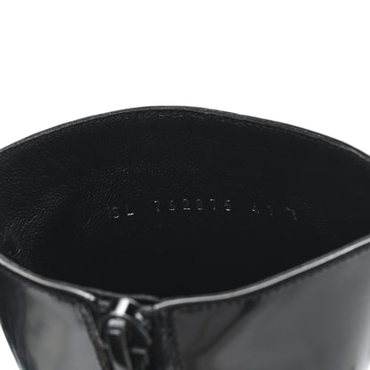Saint Laurent Vitello Marilyn Betty 70 Ankle Zip Boots 41 Black 9 of 10