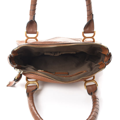Chloe Calfskin Medium Marcie Satchel Tan 5 of 11