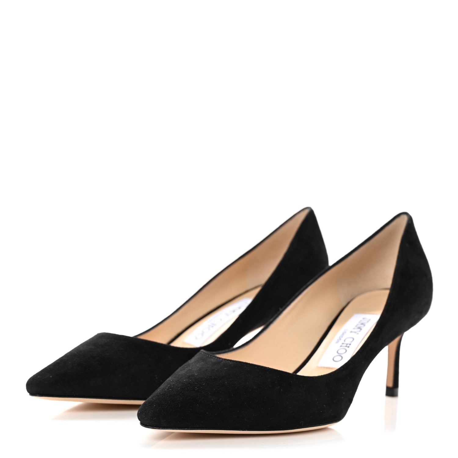Jimmy Choo Suede Pumps 35.5 Black 3 of 12