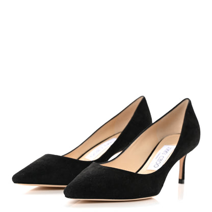 Jimmy Choo Suede Pumps 35.5 Black 3 of 12