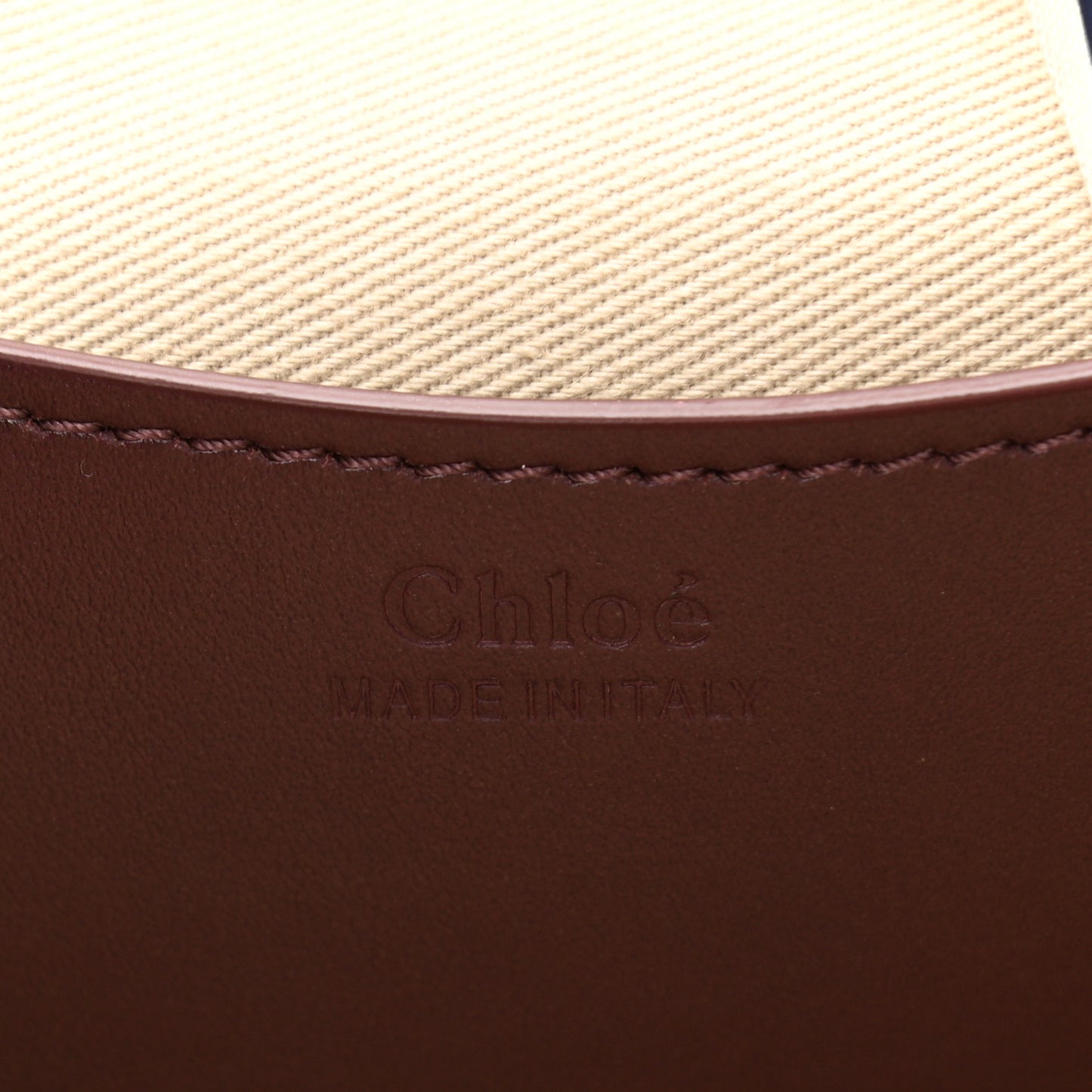 Calfskin Large Tess Bag Burnt Brown