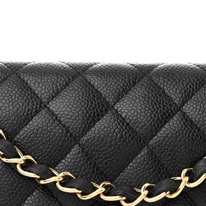 Chanel Caviar Quilted Medium Double Flap Black 8 of 10