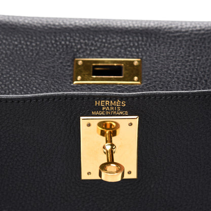 Hermes Togo Kelly Retourne 28 Black 12 of 14