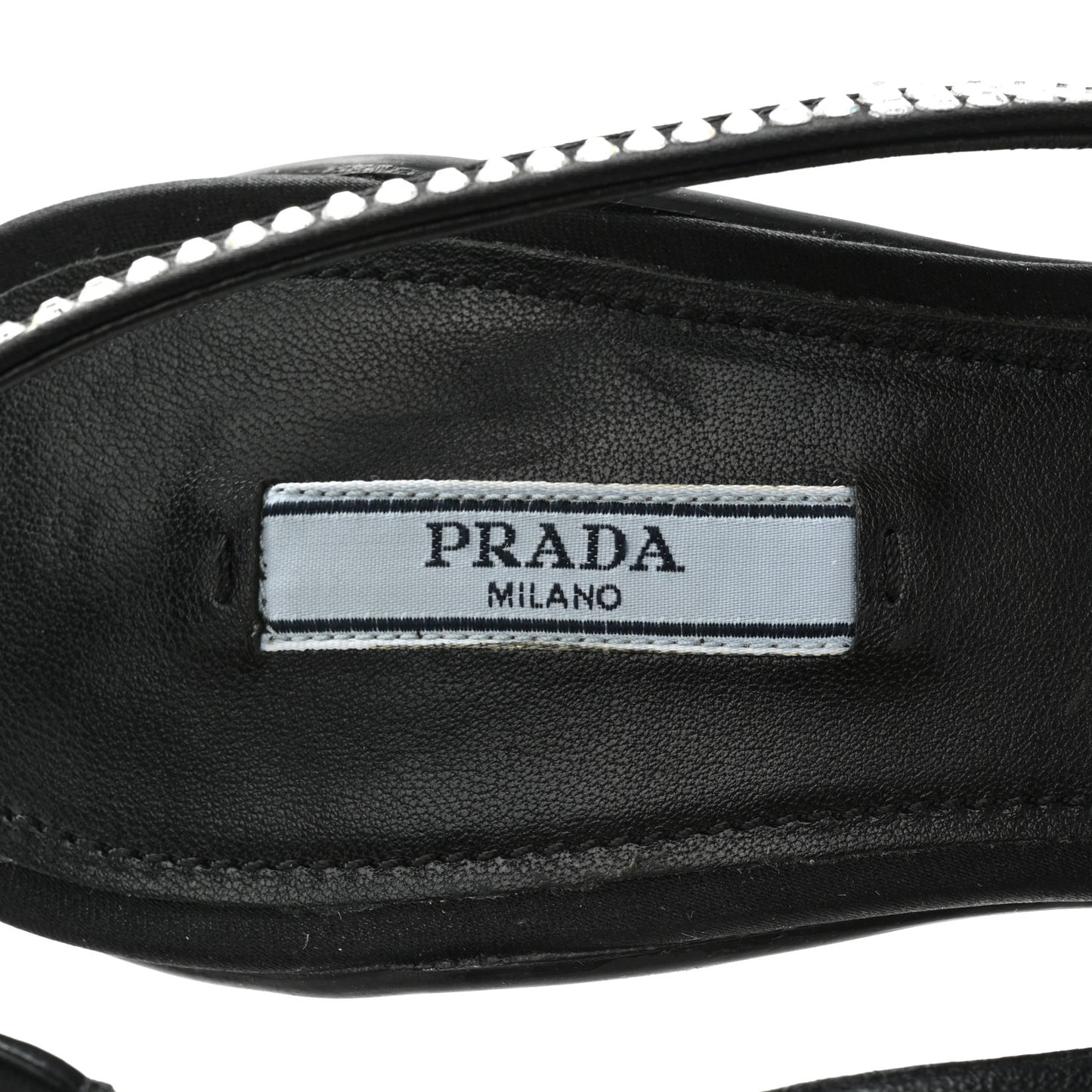 Satin Crystal Logo 45mm Slingback Pumps 37 Cristal