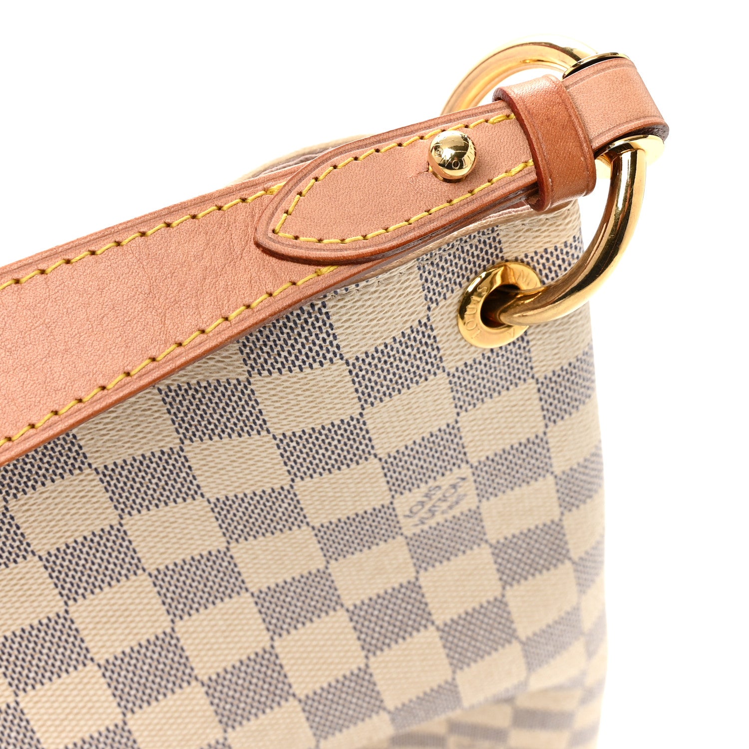 Louis Vuitton Damier Azur Graceful MM Rose Ballerine 11 of 14