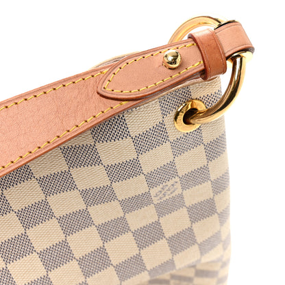 Louis Vuitton Damier Azur Graceful MM Rose Ballerine 11 of 14
