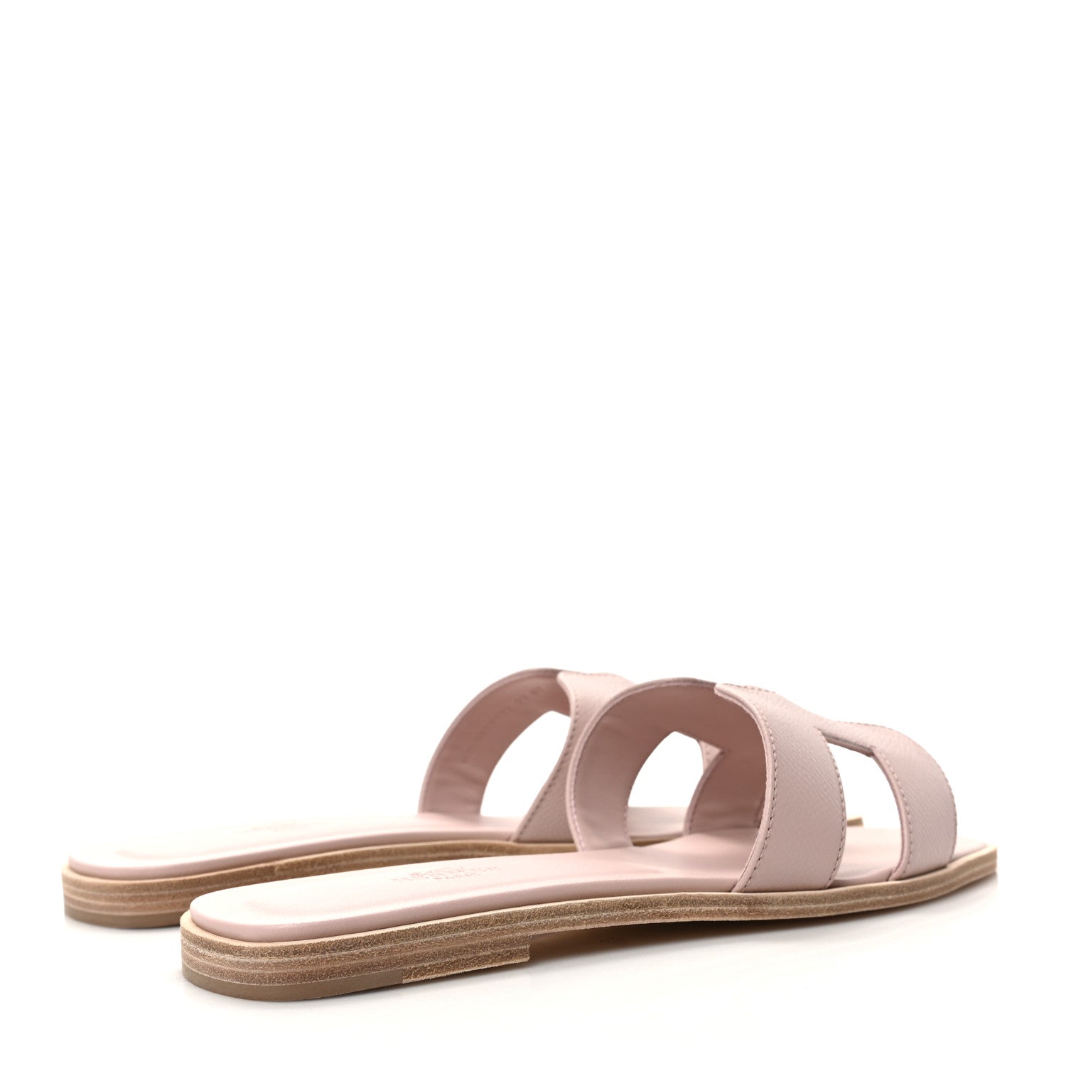 Hermes Epsom Oran Sandals 39 Rose Pale 5 of 9