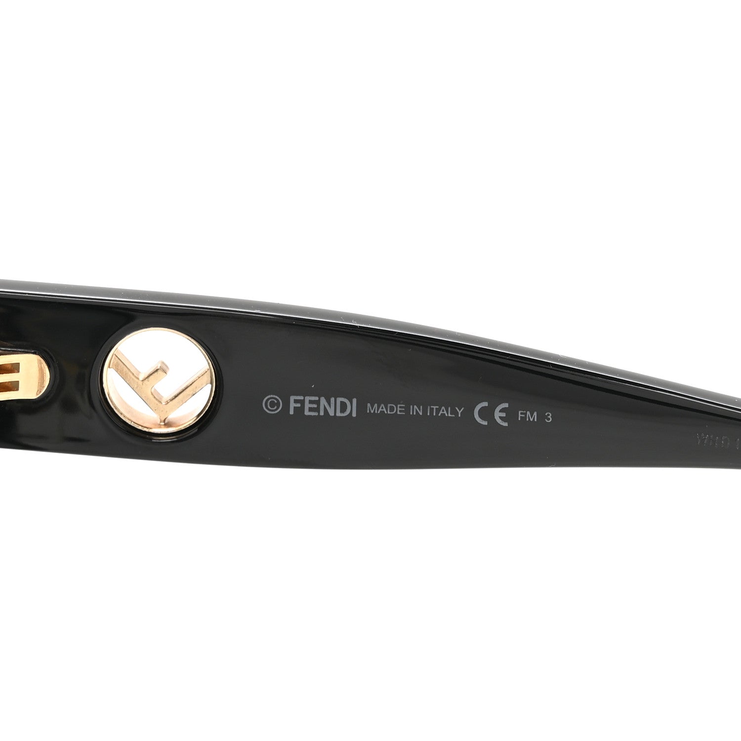 Fendi Acetate F is Fendi Cat Eye Sunglasses FF 0360/G/S Black 6 of 7