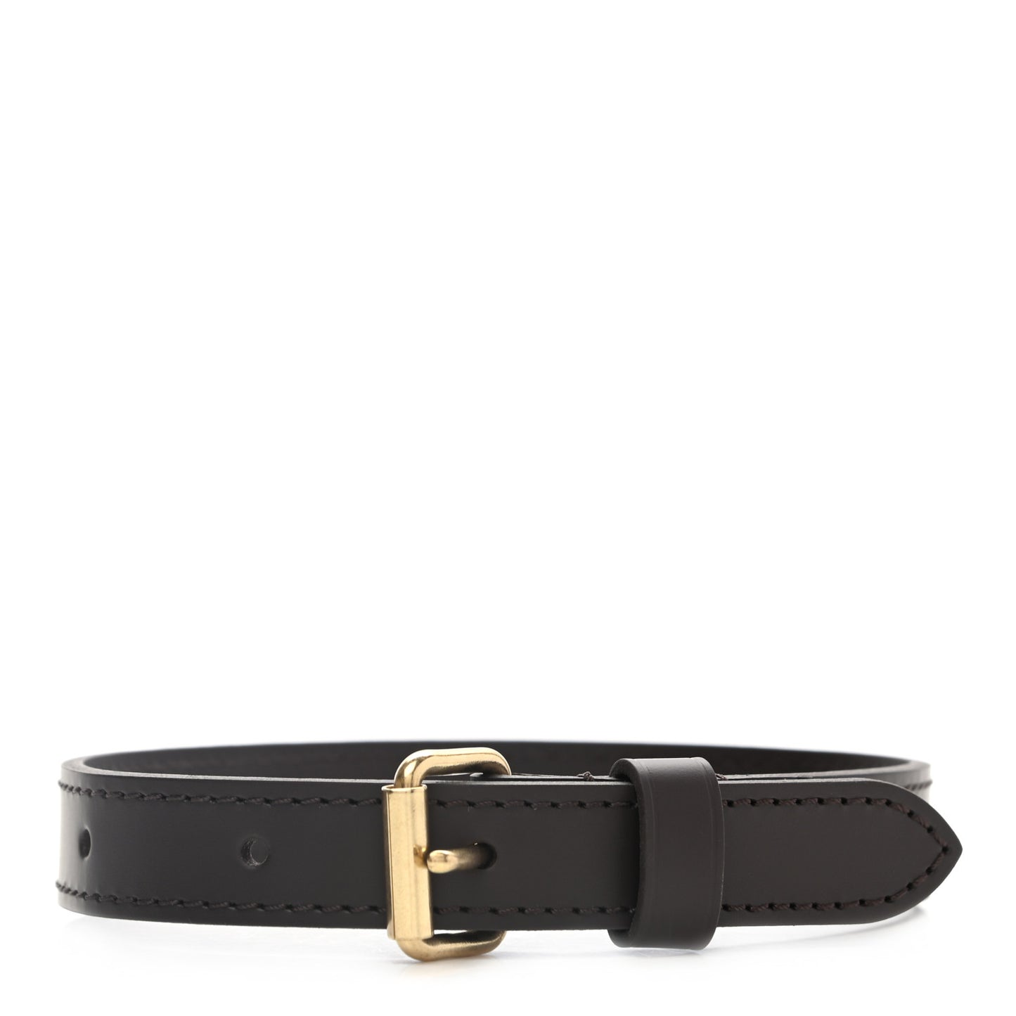 Calfskin Bandouliere Strap Extender Brown