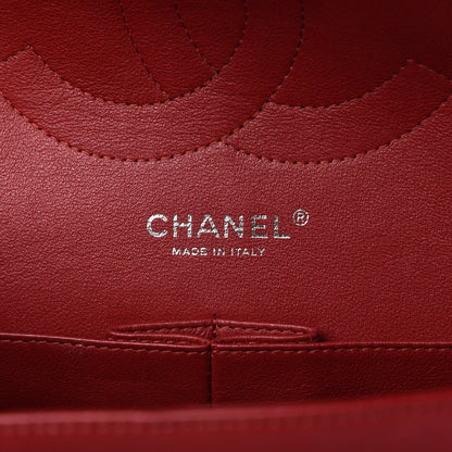 Chanel Caviar Quilted Jumbo Double Flap Red 8 of 10