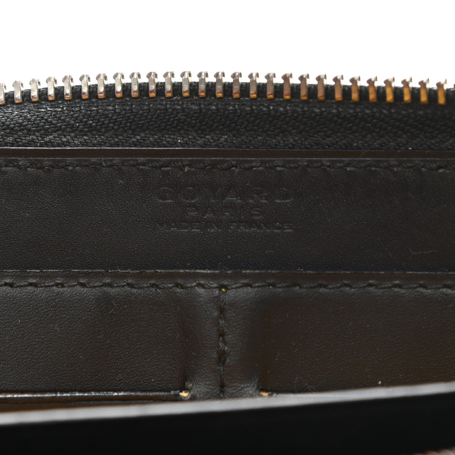 Goyard Goyardine Matignon Zip Around GM Wallet Black 6 of 12