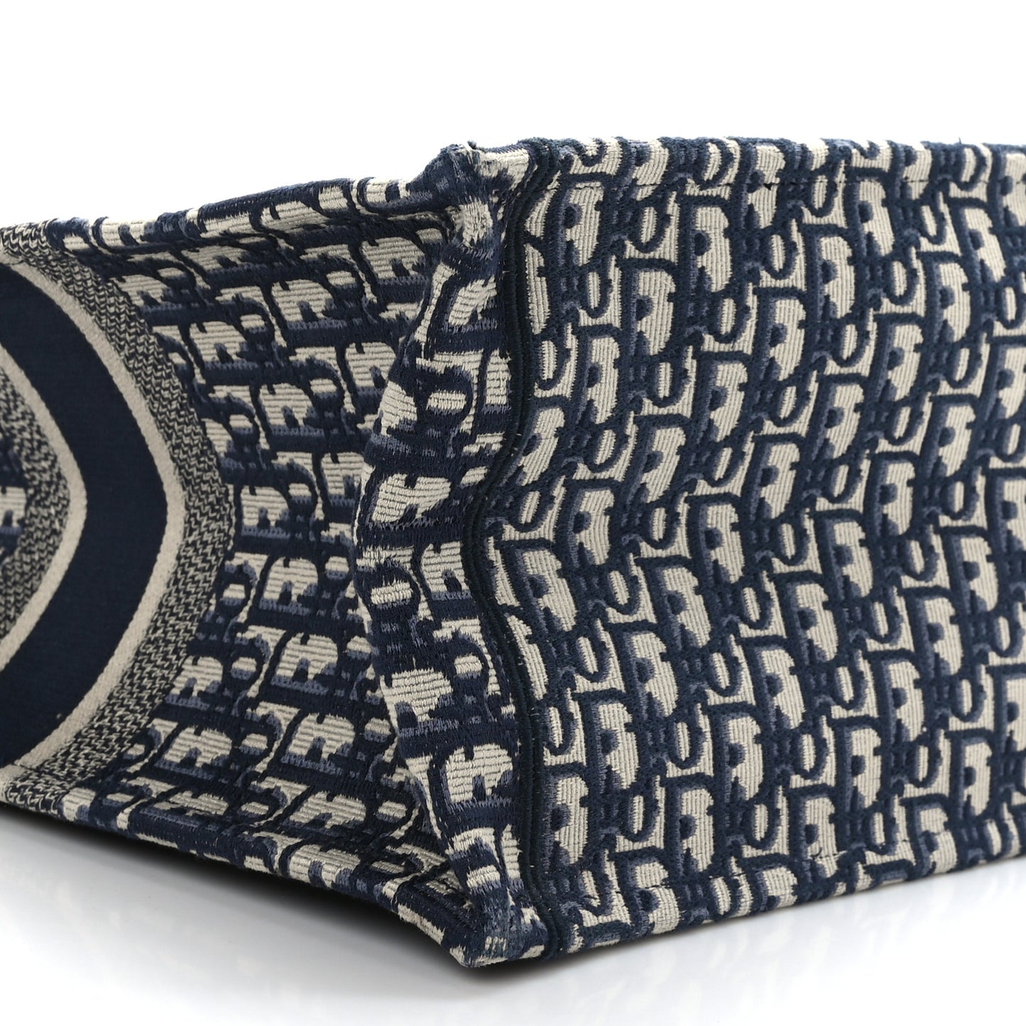 Oblique Large Book Tote Blue Multicolor